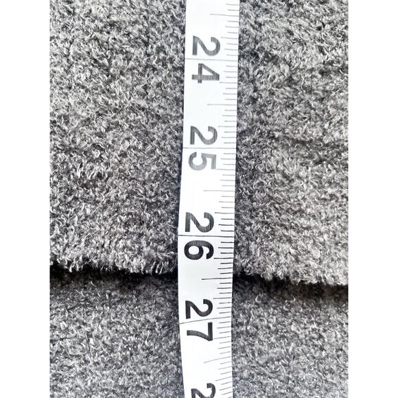 Barefoot Dreams Cozychic Lite Gray Quarter Zip Sweter Size XS - Picture 6 of 6